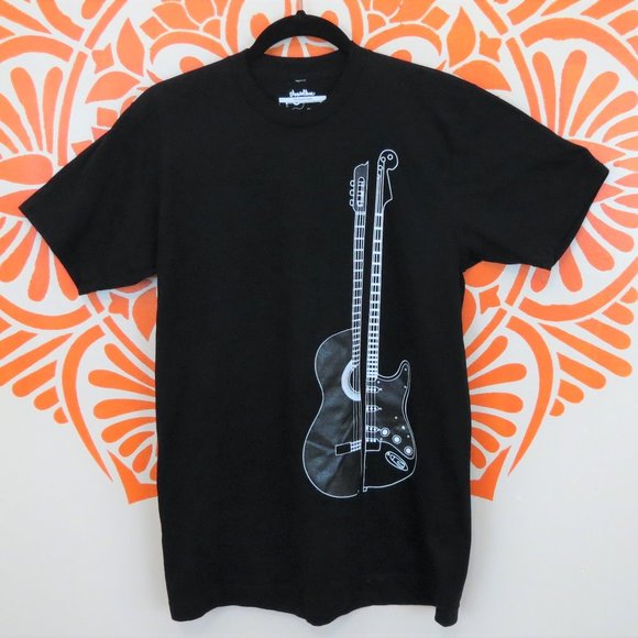 Threadless Other - Threadless Black Guitar T-shirt M